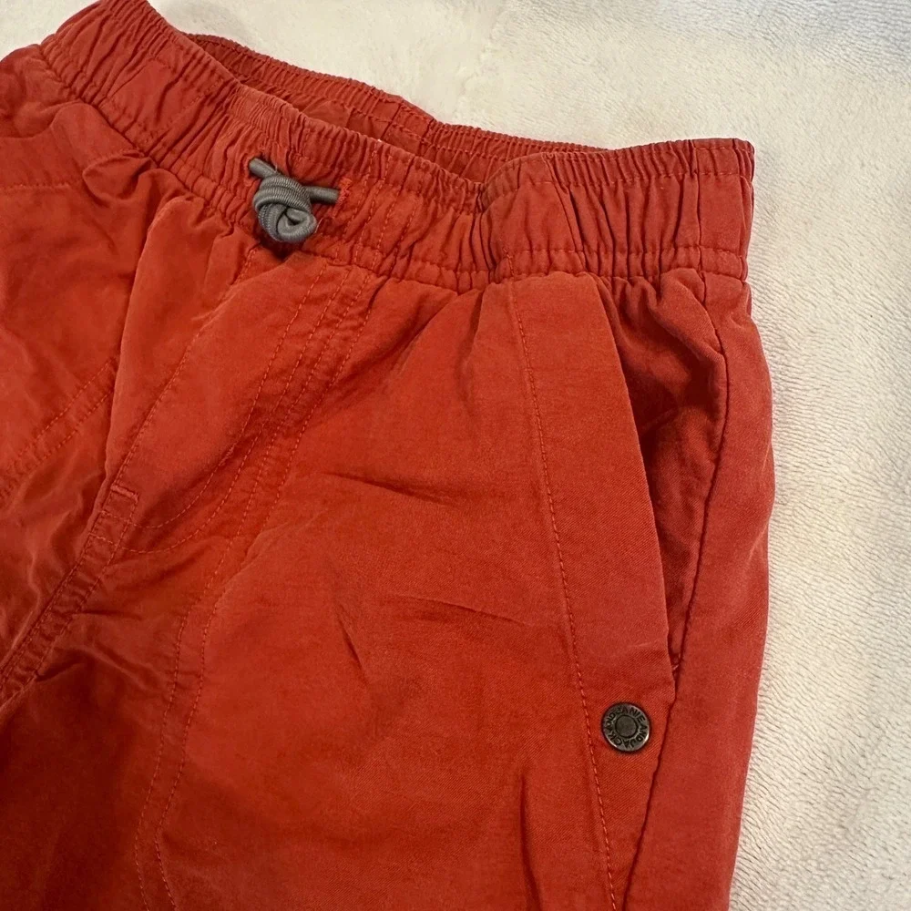 Janie and Jack Kids 3T Orange Cotton Blend Pull On Pants Car Graphic Back Pocket
